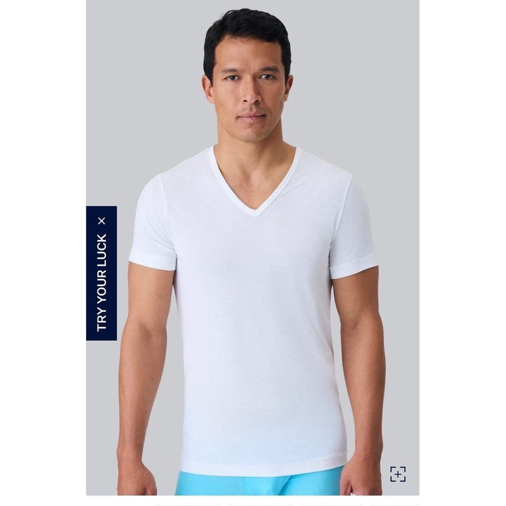 Mack Weldon Airknit V Neck Undershirt Layer, Comfort, casual, business Small